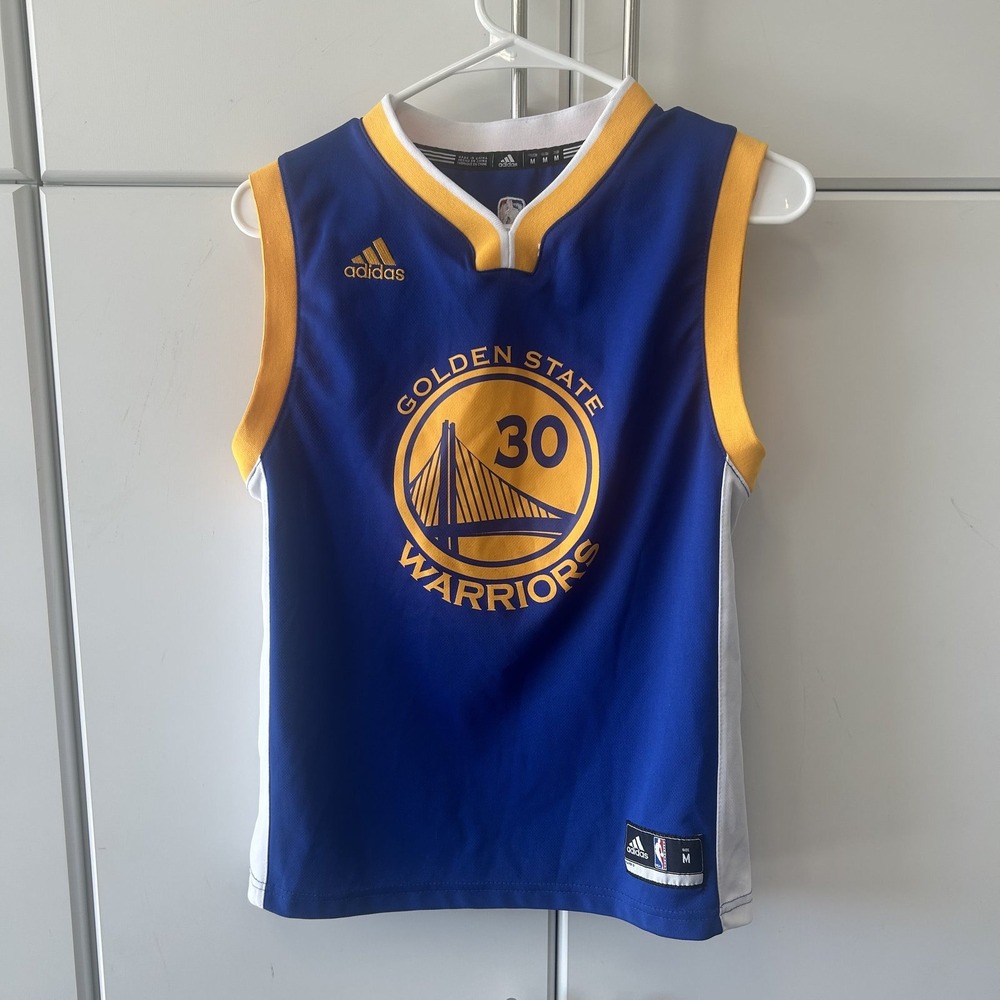 Adidas Golden State Warriors Curry 30 Jersey Youth M
